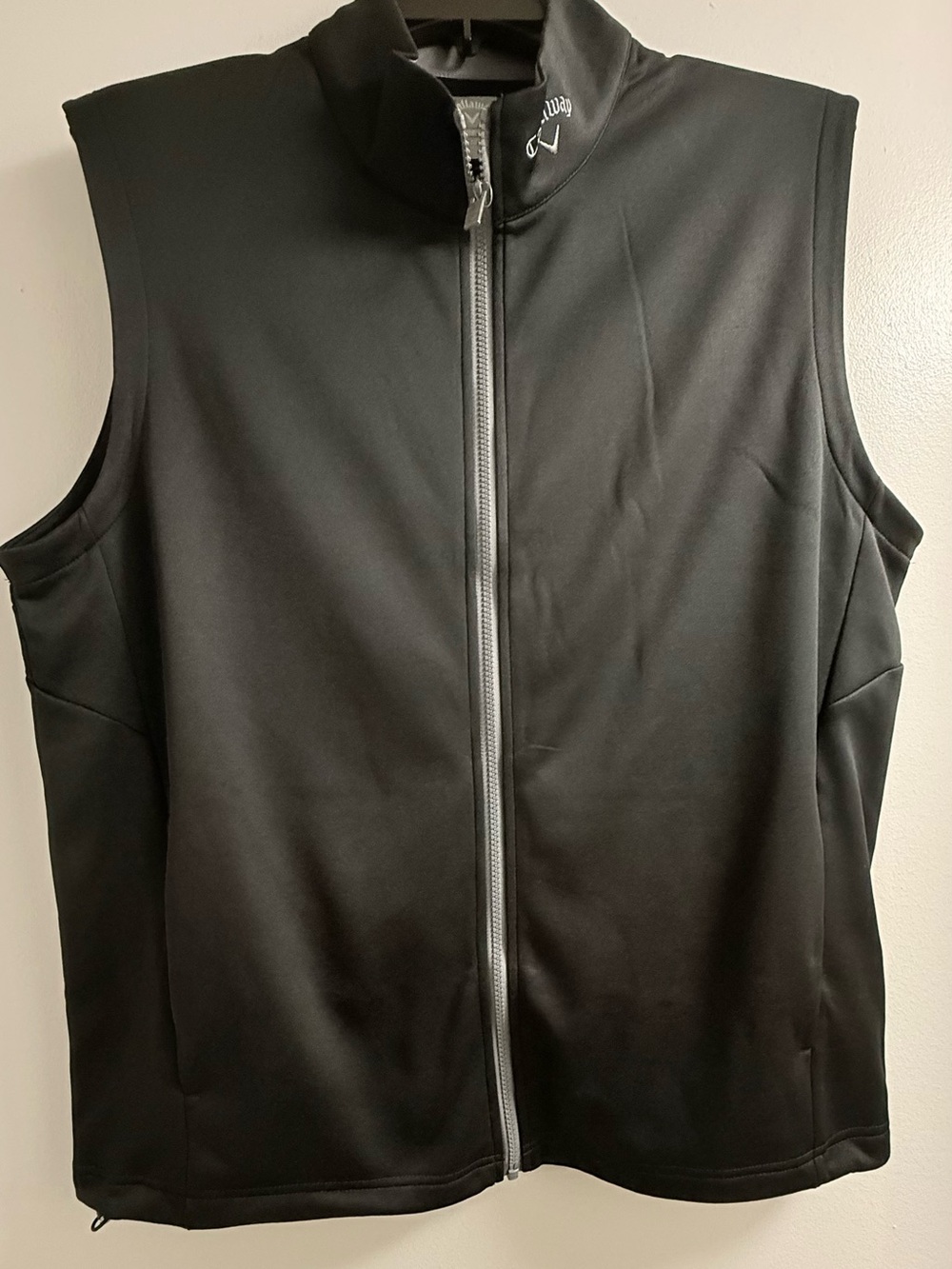 Callaway Men's Black Full-Zip Performance Vest